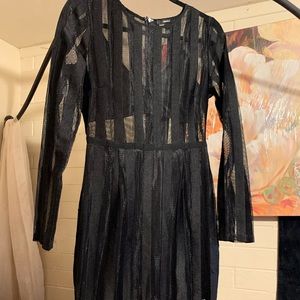 See thru mesh dress